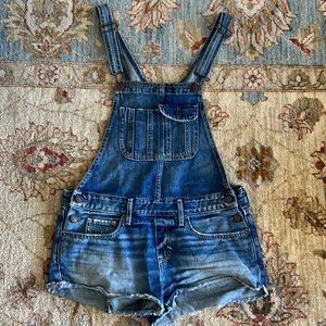 Abercrombie and fitch Short denim overalls